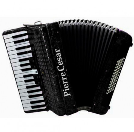 Pierre Cesar PCA3460 BKP аккордеон 60/34, 5 регистров, цвет черный