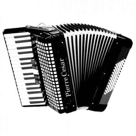 Pierre Cesar PCA3472B BKP Аккордеон 72/34,5 регистров цвет черный