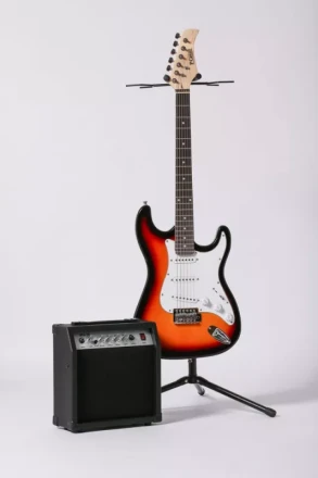 Pierre Cesar M6 SBG электрогитара с комбоусилителем, Sunburst Gloss