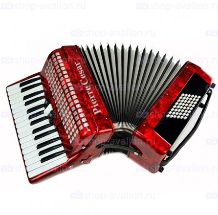 Pierre Cesar PCA3048B RDP Аккордеон 48/30 3 регистра цвет красный