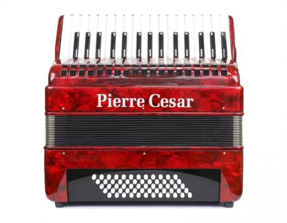 Pierre Cesar PCA3260 RDP Аккордеон 60/32 цвет красный перламутр