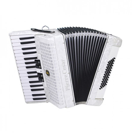 Pierre Cesar PCA3232 WHP аккордеон 32/32, цвет белый перламутр