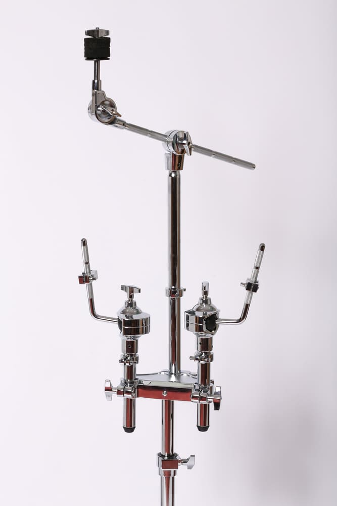 PC Drums T-5G Подставка для двух томов с журавлём для тарелок, хром