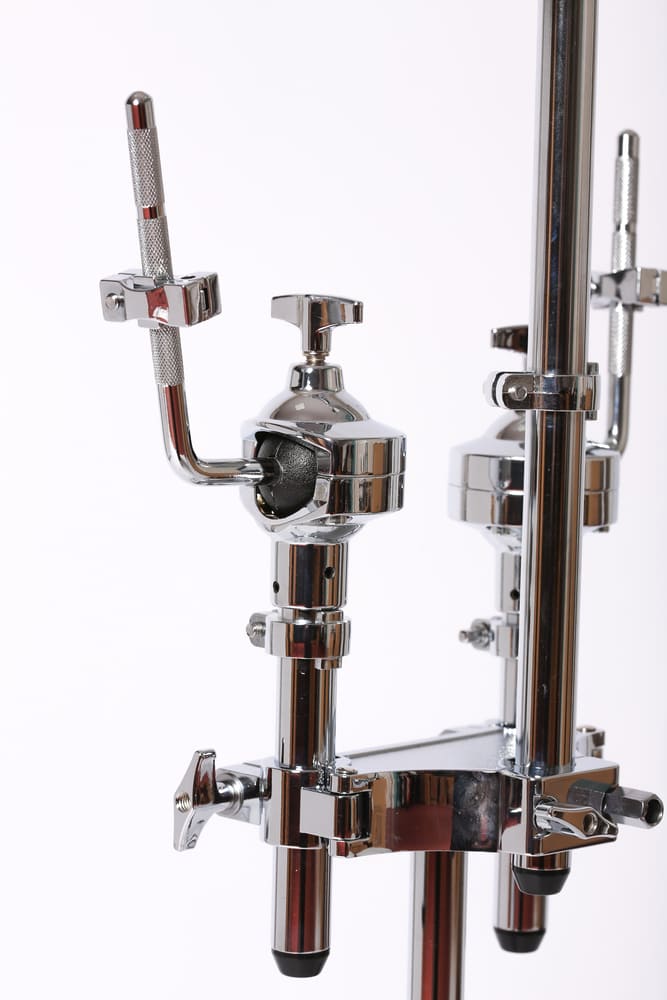 PC Drums T-5G Подставка для двух томов с журавлём для тарелок, хром