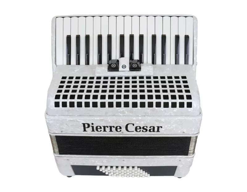 Pierre Cesar PCA3048B WHP аккордеон 48/30, 3 регистра, цвет белый