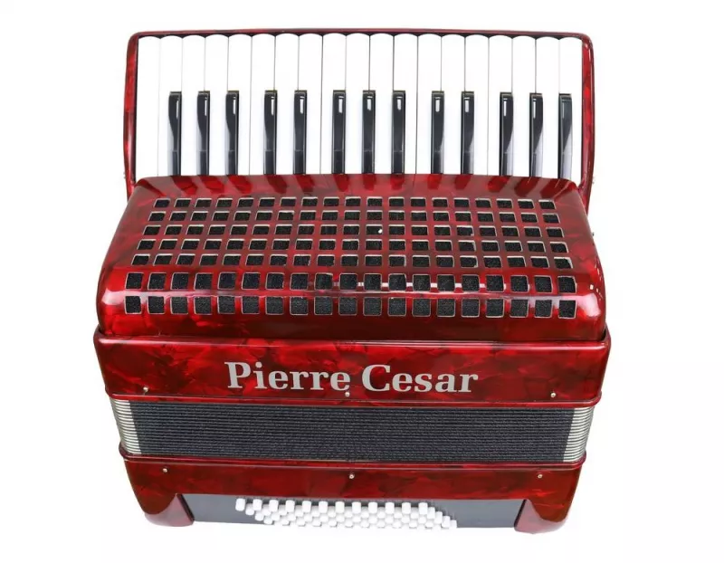 Pierre Cesar PCA3260 RDP Аккордеон 60/32 цвет красный перламутр