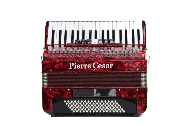Pierre Cesar PCA3796 RDP Аккордеон 96/377+2 регистры цвет красный