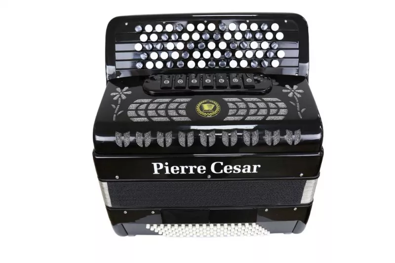 Pierre Cesar PCB-5096 BKP баян 70/96 7+2 регистра цвет чёрный
