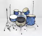 PC Drums WIN2205BL ударная установка, 5 барабанов, стойки, голубая